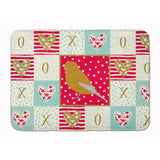Caroline'S Treasures Norwich Canary Love Machine Washable Memory Foam Mat Doormats, Multicolor