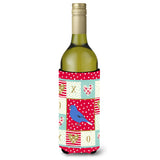 Caroline'S Treasures Ck5510Literk Bunting Love Wine Bottle Hugger Cold-Beverage-Koozies, 750 Ml, Multicolor