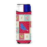 Caroline'S Treasures Ck5510Muk Bunting Love Michelob Ultra Hugger For Slim Cans Cold-Beverage-Koozies, Multicolor