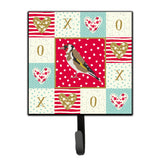 Caroline'S Treasures Gold Finch Love Leash Or Key Holder Hooks, Multicolor