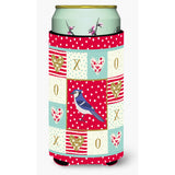 Caroline'S Treasures Ck5513Tbc Jay Bird Love Tall Boy Insulator Hugger Cold-Beverage-Koozies, Multicolor
