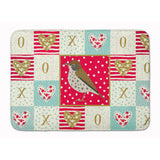 Caroline'S Treasures Thrush Love Machine Washable Memory Foam Mat Doormats, Multicolor