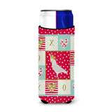 Caroline'S Treasures Ck5522Muk Cockatoo Love Michelob Ultra Hugger For Slim Cans Cold-Beverage-Koozies, Multicolor