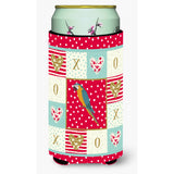 Caroline'S Treasures Ck5523Tbc Macaw Love Tall Boy Insulator Hugger Cold-Beverage-Koozies, Multicolor