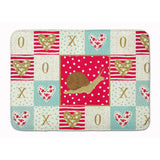 Caroline'S Treasures Garden Snail Machine Washable Memory Foam Mat Doormats, Multicolor