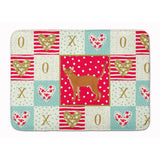 Caroline'S Treasures Red Abyssinian Cat Love Machine Washable Memory Foam Mat Doormats, Multicolor