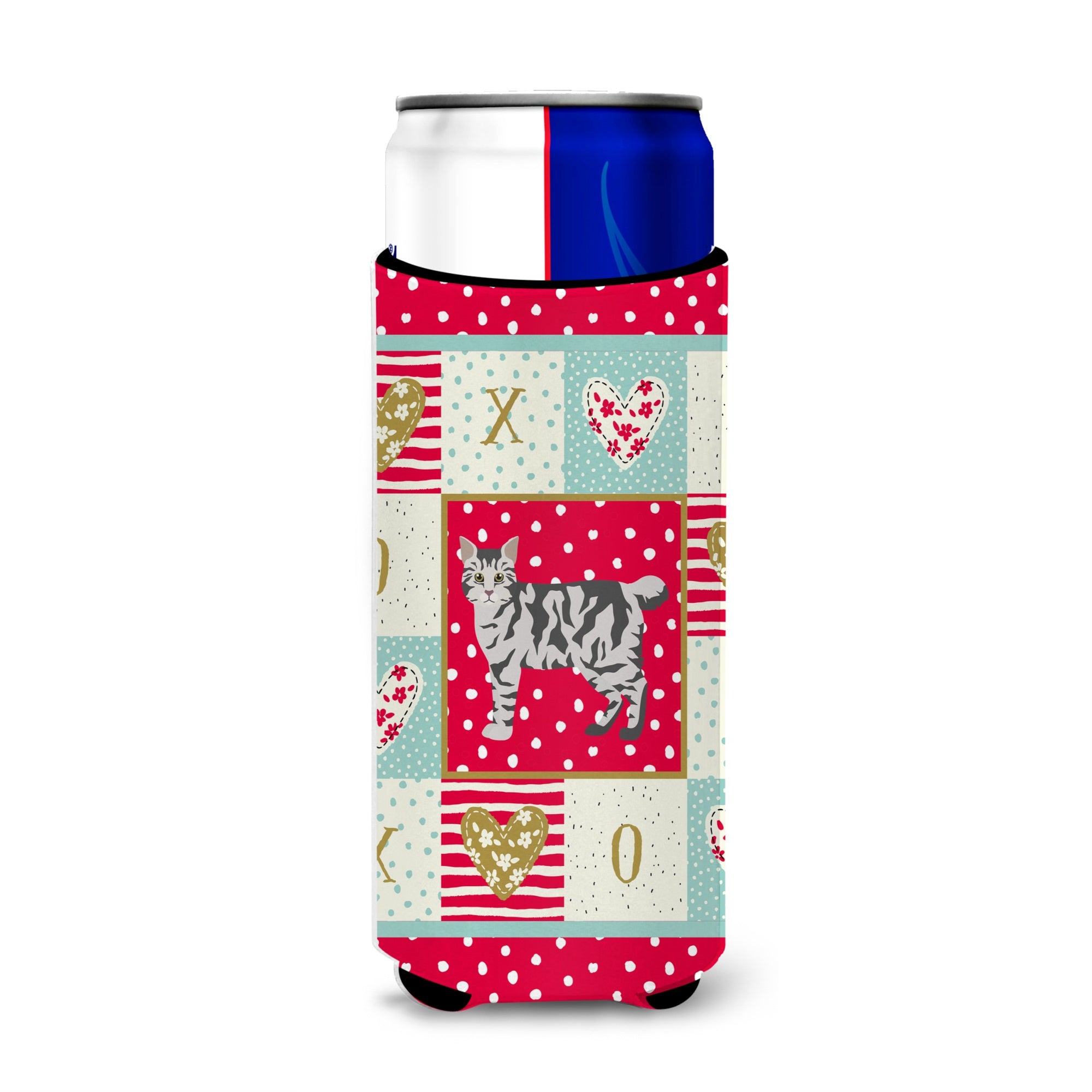 American Bobtail #1 Cat Love Ultra Hugger For Slim Cans Ck5544Muk