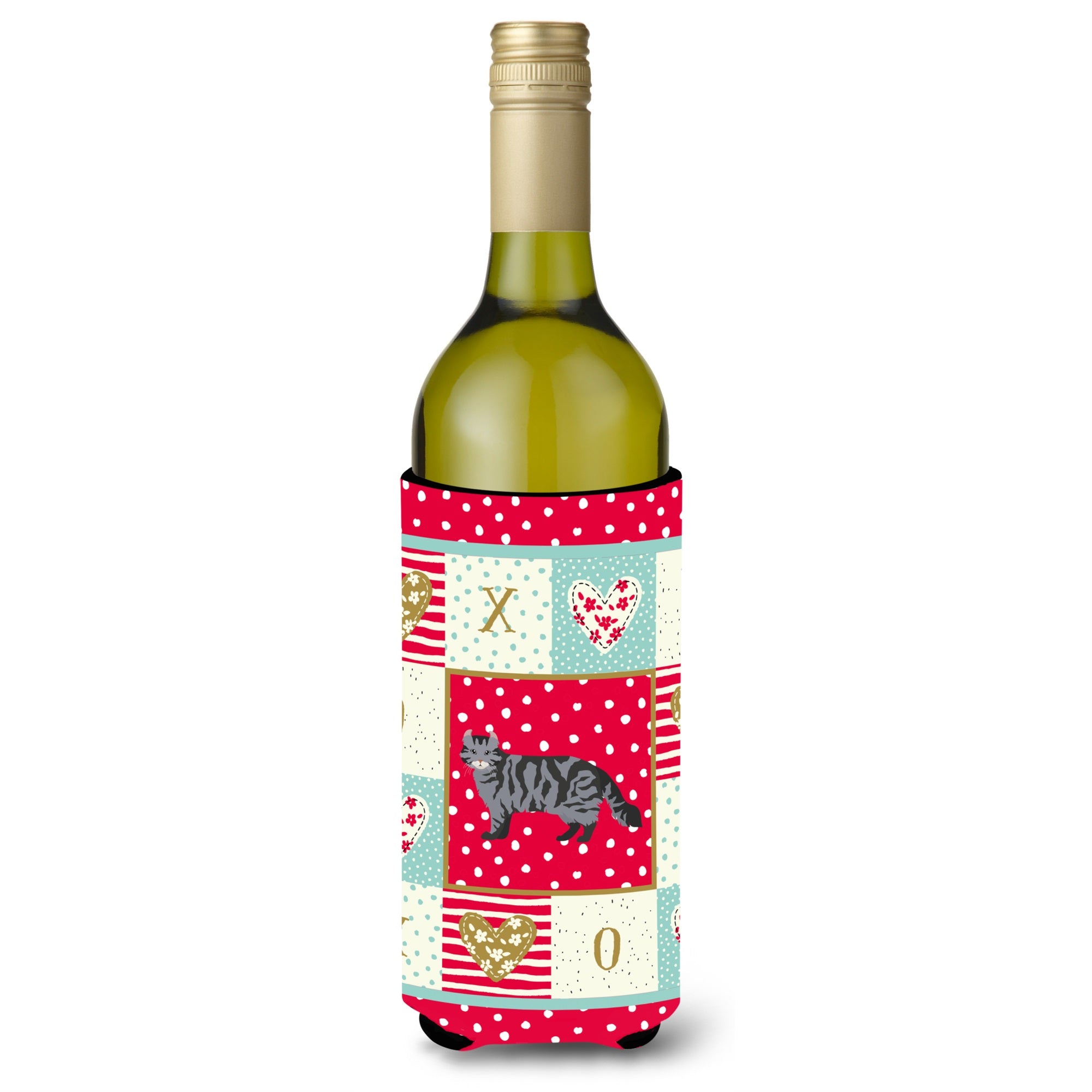 American Curl #1 Cat Love Wine Bottle Hugger Ck5546Literk
