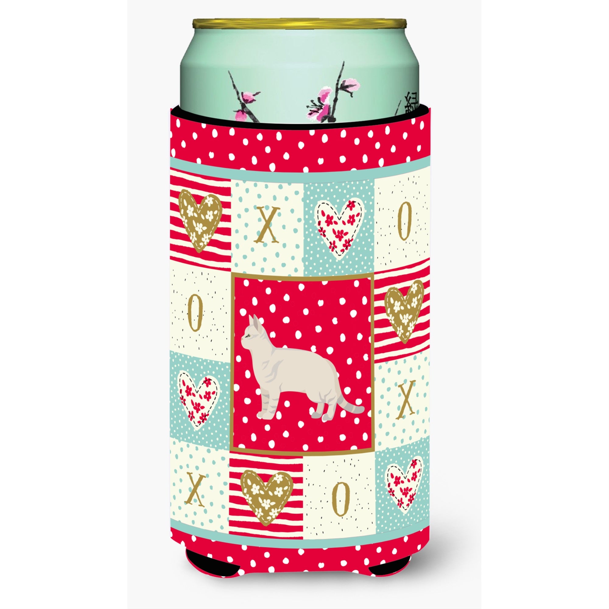American Shorthair #2 Cat Love Tall Boy Beverage Hugger Ck5549Tbc