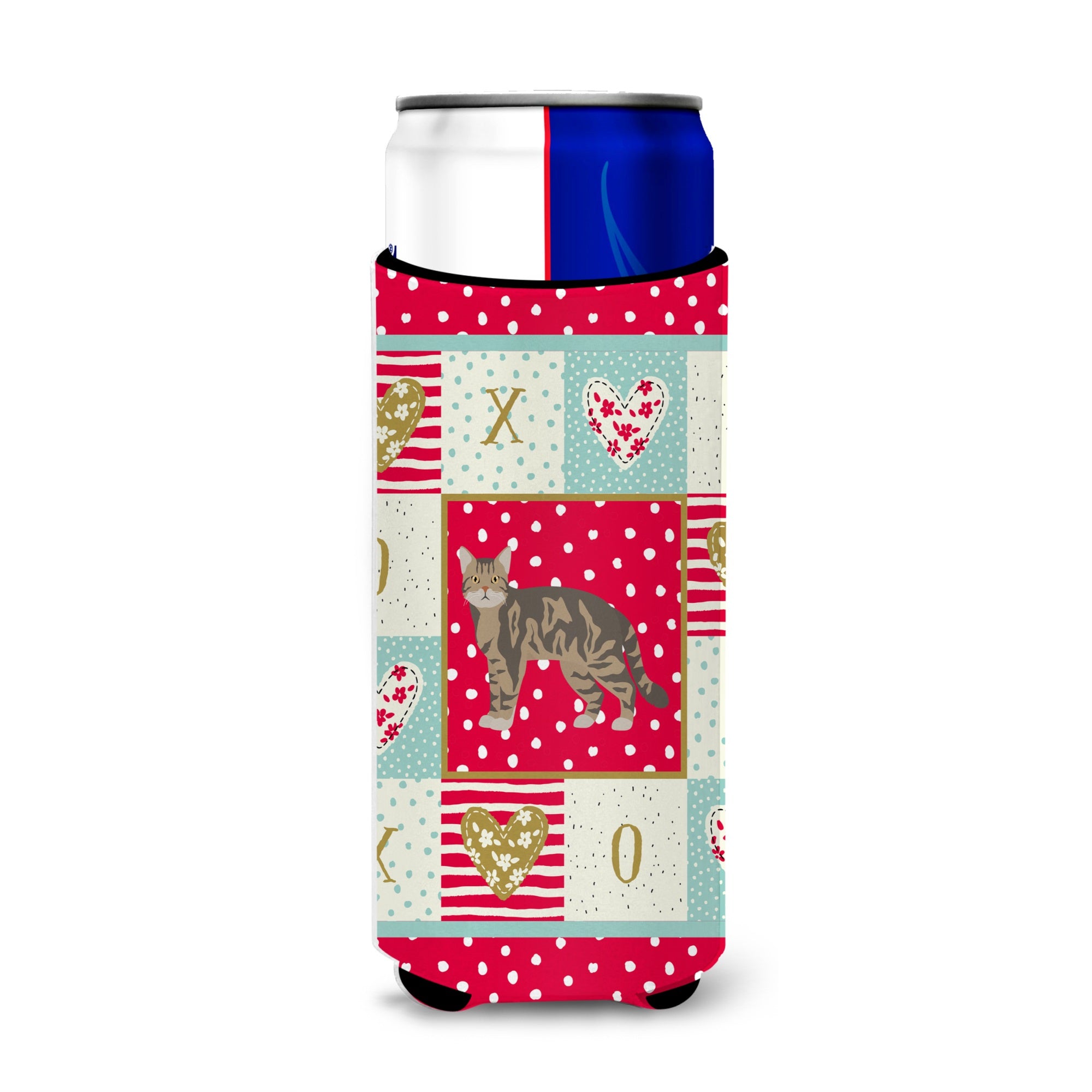 American Wirehair #1 Cat Love Ultra Hugger For Slim Cans Ck5550Muk