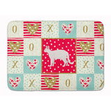 Caroline'S Treasures White Devon Rex Cat Love Machine Washable Memory Foam Mat Doormats, Multicolor