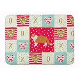 Caroline'S Treasures Exotic Shorthair #1 Cat Love Machine Washable Memory Foam Mat Doormats, Multicolor