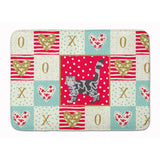 Caroline'S Treasures Foldex Exotic Fold #1 Cat Love Machine Washable Memory Foam Mat Doormats, Multicolor