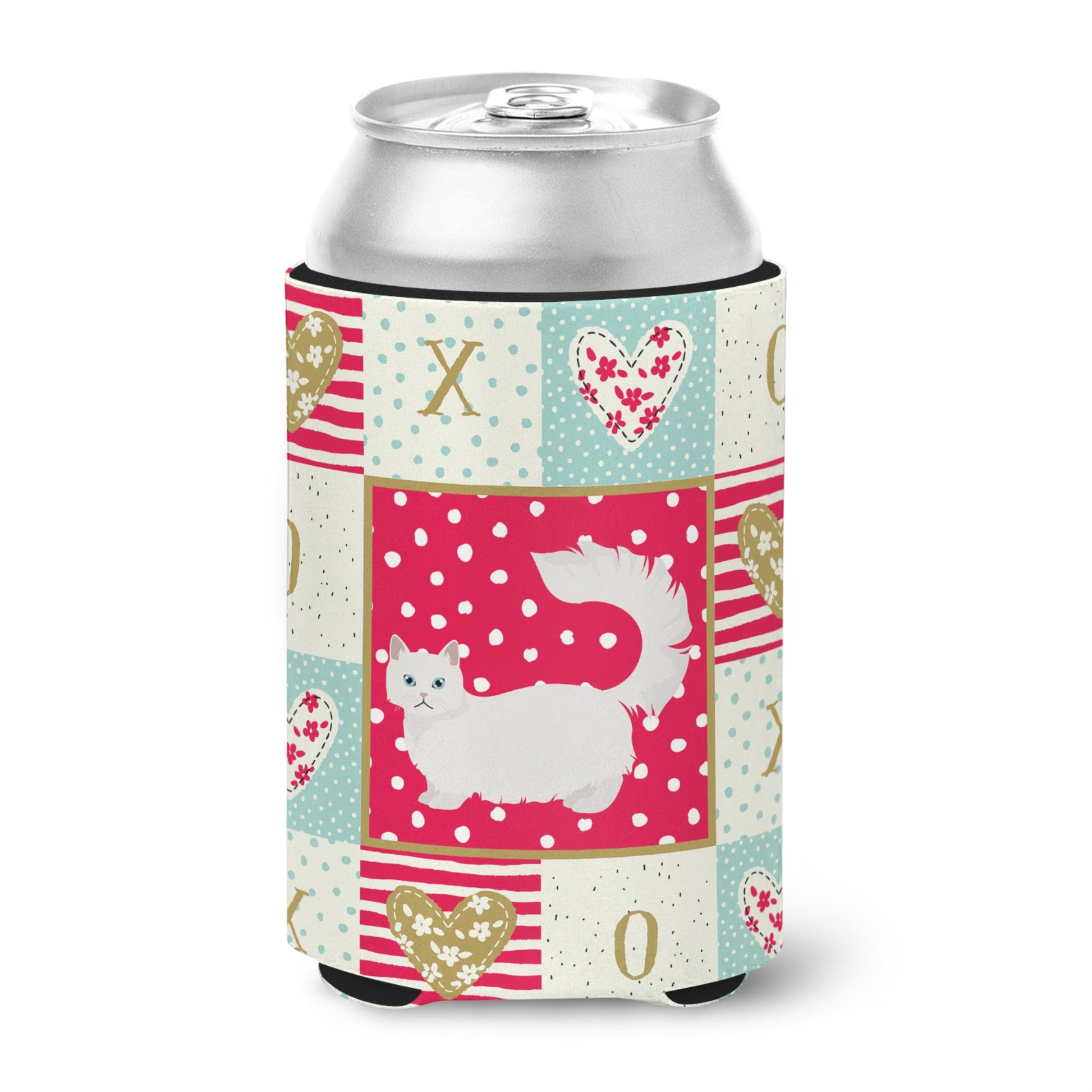 Caroline'S Treasures Ck5653Cc Napoleon #1 Cat Love Can Or Bottle Hugger Cold-Beverage-Koozies, Multicolor