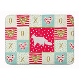 Caroline'S Treasures Oregon Rex #2 Cat Love Machine Washable Memory Foam Mat Doormats, Multicolor