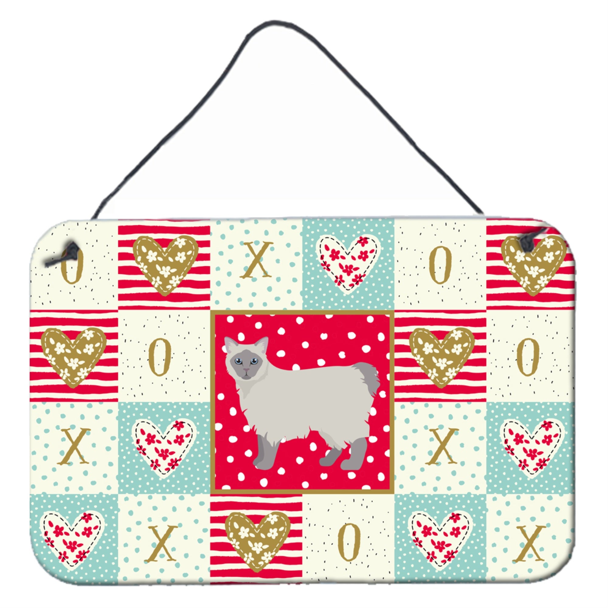 Caroline'S Treasures Owyhee Bob #1 Cat Love Door Hanging Prints Wall-Decor, Multicolor