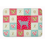 Caroline'S Treasures Russian Blue #1 Cat Love Machine Washable Memory Foam Mat Doormats, Multicolor