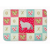 Caroline'S Treasures Selkirk Rex #2 Cat Love Machine Washable Memory Foam Mat Doormats, Multicolor