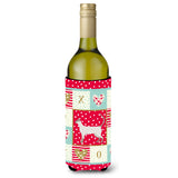 Siamese Modern #1 Cat Love Wine Bottle Hugger Ck5704Literk