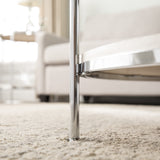 Silas Round Faux Stone Cocktail Table