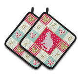 Caroline'S Treasures Ck5750Pthd Burmilla #2 Cat Love Pair Of Pot Holders Potholders, Multicolor