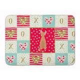 Caroline'S Treasures Devon Rex #1 Cat Love Machine Washable Memory Foam Mat Doormats, Multicolor