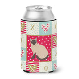 Caroline'S Treasures Ck5787Cc Siamese Traditional Cat Love Can Or Bottle Hugger Cold-Beverage-Koozies, Multicolor