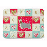 Caroline'S Treasures Australian Silky Terrier #2 Love Machine Washable Memory Foam Mat Doormats, Multicolor