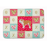 Caroline'S Treasures English Bulldog #1 Love Machine Washable Memory Foam Mat Doormats, Multicolor