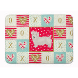 Caroline'S Treasures Glen Of Imal #2 Love Machine Washable Memory Foam Mat Doormats, Multicolor
