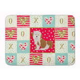 Caroline'S Treasures Havanese #2 Love Machine Washable Memory Foam Mat Doormats, Multicolor