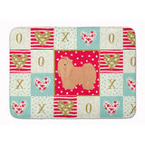 Caroline'S Treasures Lhasa Apso #1 Love Machine Washable Memory Foam Mat Doormats, Multicolor