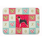 Caroline'S Treasures Basenji Love Machine Washable Memory Foam Mat Doormats, Multicolor