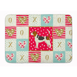 Caroline'S Treasures Beagle Love Machine Washable Memory Foam Mat Doormats, Multicolor