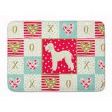 Caroline'S Treasures Bedlington Terrier Love Machine Washable Memory Foam Mat Doormats, Multicolor
