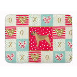 Caroline'S Treasures Border Terrier Love Machine Washable Memory Foam Mat Doormats, Multicolor