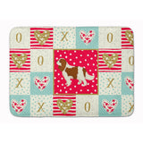 Caroline'S Treasures Cavalier Spaniel Love Machine Washable Memory Foam Mat Doormats, Multicolor