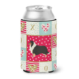 Caroline'S Treasures Ck5922Cc Collie Love Can Or Bottle Hugger Cold-Beverage-Koozies, Multicolor
