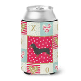 Caroline'S Treasures Ck5923Cc Dachshund Love Can Or Bottle Hugger Cold-Beverage-Koozies, Multicolor