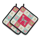 Caroline'S Treasures Ck5924Pthd Dalmatian Love Pair Of Pot Holders Potholders, Multicolor