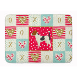 Caroline'S Treasures Jack Russell Terrier Love Machine Washable Memory Foam Mat Doormats, Multicolor