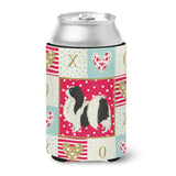 Caroline'S Treasures Ck5938Cc Japanese Chin Love Can Or Bottle Hugger Cold-Beverage-Koozies, Multicolor