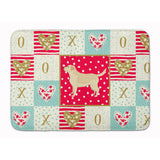 Caroline'S Treasures Labrador Retriever Love Machine Washable Memory Foam Mat Doormats, Multicolor