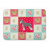 Caroline'S Treasures Schnauzer Love Machine Washable Memory Foam Mat Doormats, Multicolor
