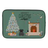 Caroline'S Treasures Ck7569Ddm Black Pug Christmas Everyone Dish-Drying-Mats, 14 X 21, Multicolor