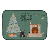 Caroline'S Treasures Brindle French Bulldog Christmas Everyone Dish-Drying-Mats, 14 X 21, Multicolor