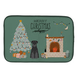 Caroline'S Treasures Black Standard Schnauzer Christmas Everyone Dish-Drying-Mats, 14 X 21, Multicolor