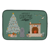 Caroline'S Treasures Ck7631Ddm Silver Poodle Christmas Everyone Dish-Drying-Mats, 14 X 21, Multicolor