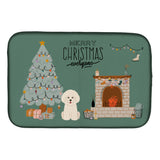 Caroline'S Treasures Ck7638Ddm Bichon Frise Christmas Everyone Dish-Drying-Mats, 14 X 21, Multicolor