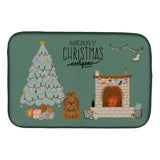 Caroline'S Treasures Silver Chocolate Shih Tzu Christmas Everyone Dish-Drying-Mats, 14 X 21, Multicolor